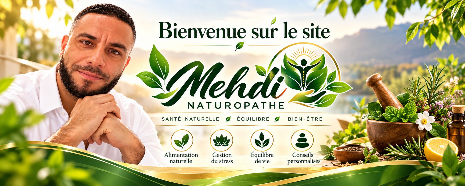 Bienvenue sur le site de Mehdi Naturopathe : santé naturelle, équilibre, bien-être. Alimentation naturelle, gestion du stress, équilibre de vie, conseils personnalisés